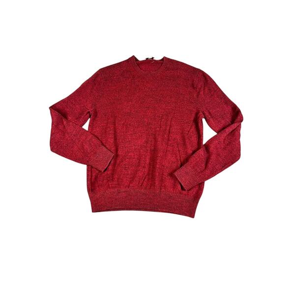 Gap Women's Burgundy Red Marled Knit Long Sleeve Sweater Size L - Picture 2 of 10